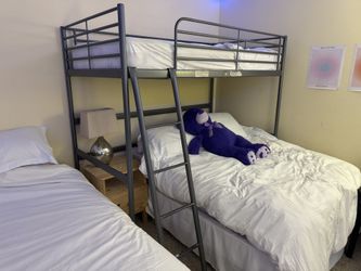 IKEA Svarta Twin Loft Bed Frame