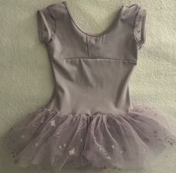 Girls Lavender Cap sleeve tutu dance dress