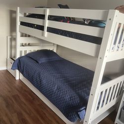 Bunk Bed With Third Bed (2 Mattresses Included)