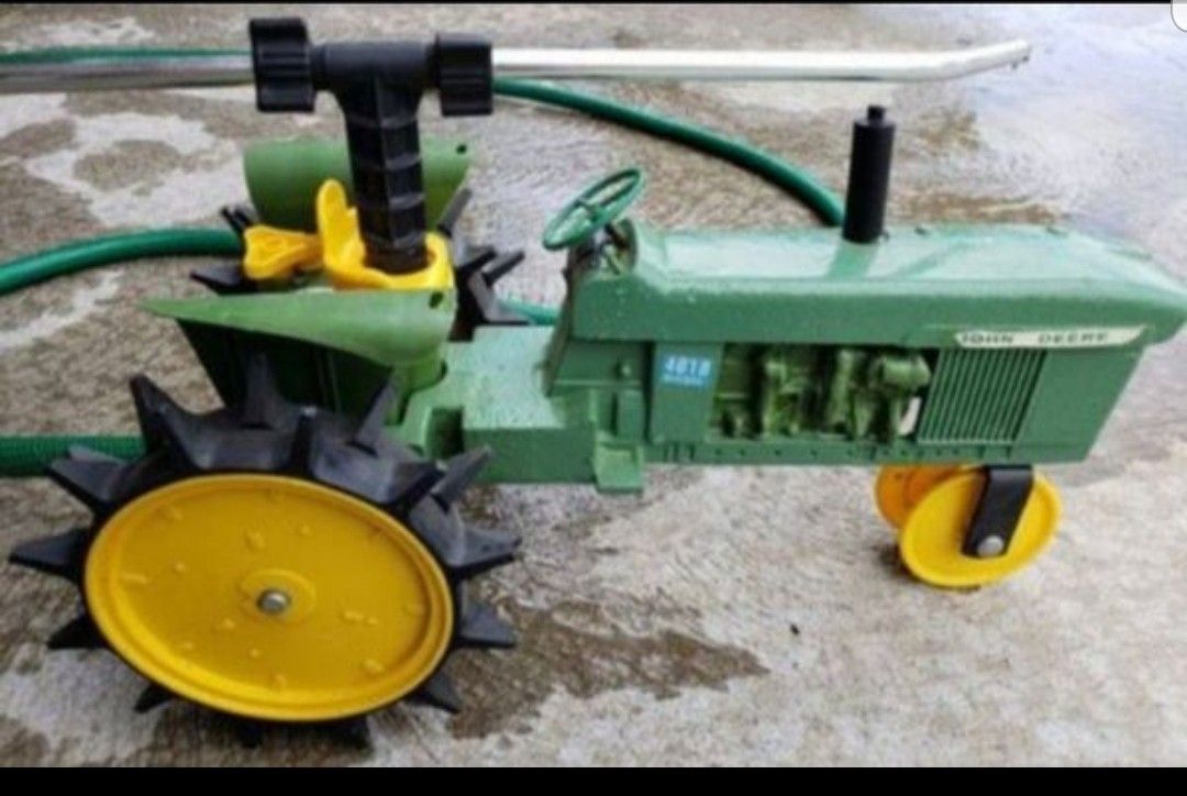 John Deere Tractor Sprinkler works!