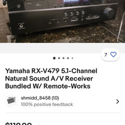 Yamaha RX-V479