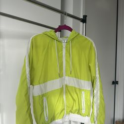 Neon Wind” Reflective Windbreaker – Size S/M