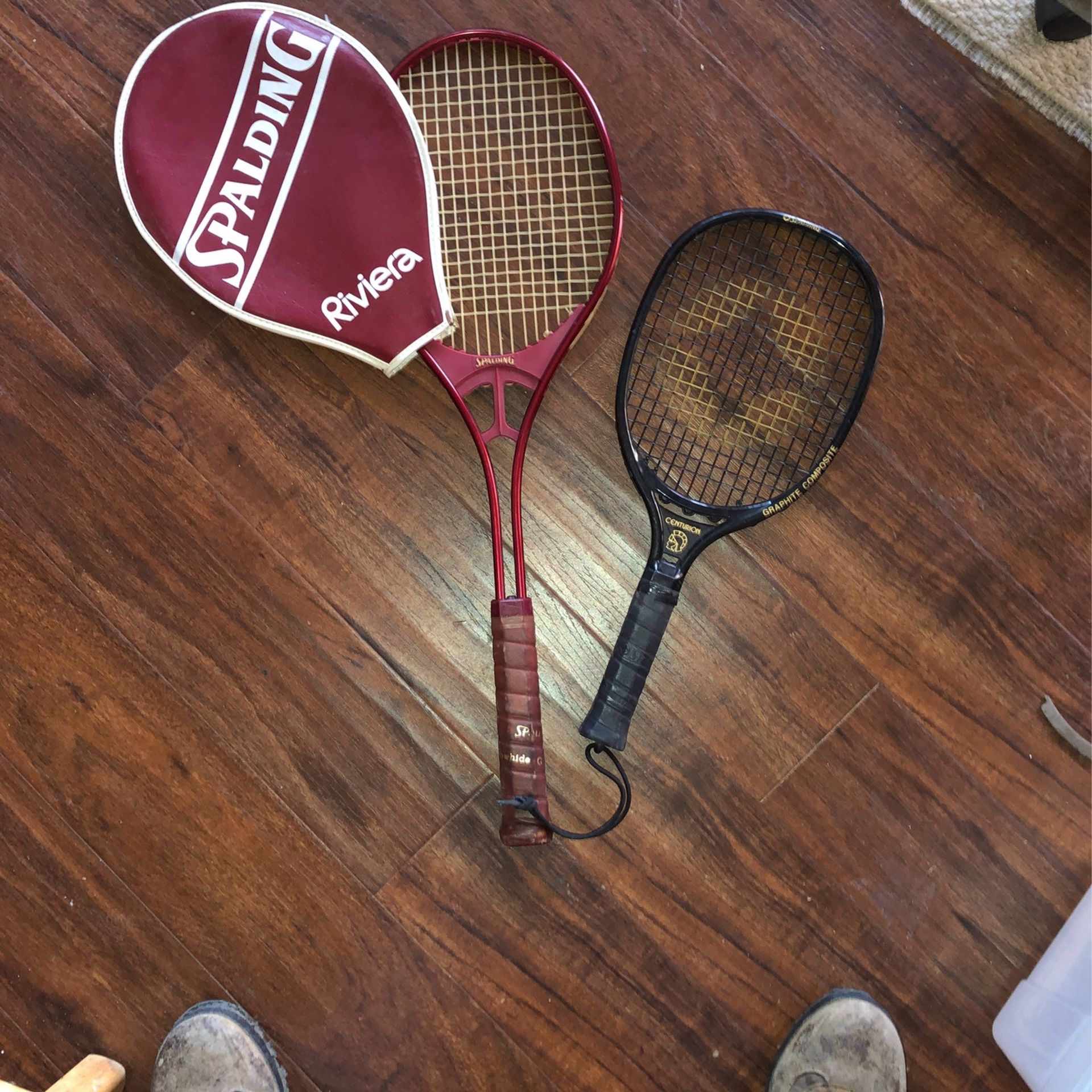 Tennis and racquetball rackets $10 for both