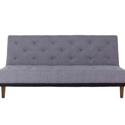 Futon Sofa Bed Gray