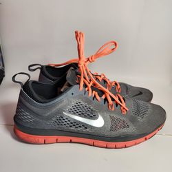 Nike Free 5.0 TR Fit 4 Cool Grey Mango Shoes Women Size 12 Or 10.5 Men's 
Pre-owned