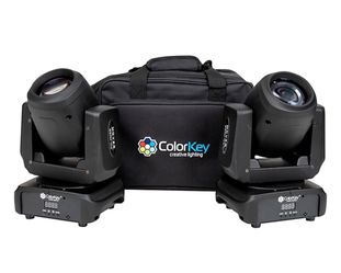 ColorKey Mover Beam 100 2-Pack Bundle With Carrying Bag