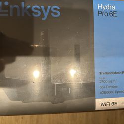 linksys hydra pro 6e. (new sealed box)