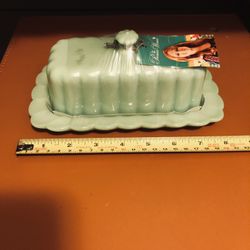 Pioneer Woman Jadeite Butter Dish