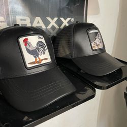Men’s Leather Goorin Bros Hats 