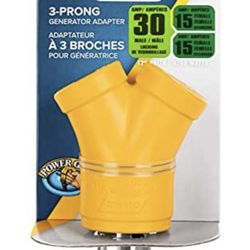 Heavy Duty 3-Prong Generator Adapter 