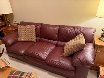 Leather couch