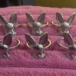 6 Piece Bunny Napkin Holders
