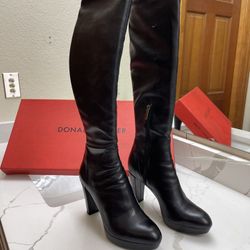 Leather Boots Black