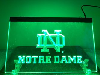 Notre Dame LED Sign (8”x12”)