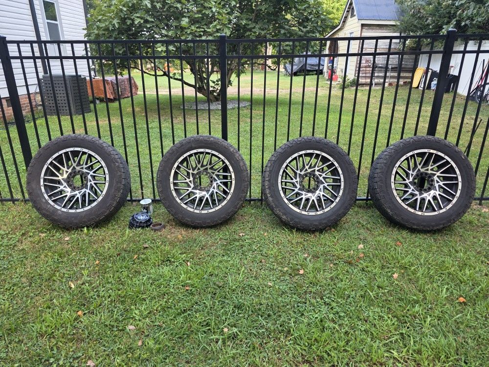20" Motiv Rims with Cooper AT Truck Tires