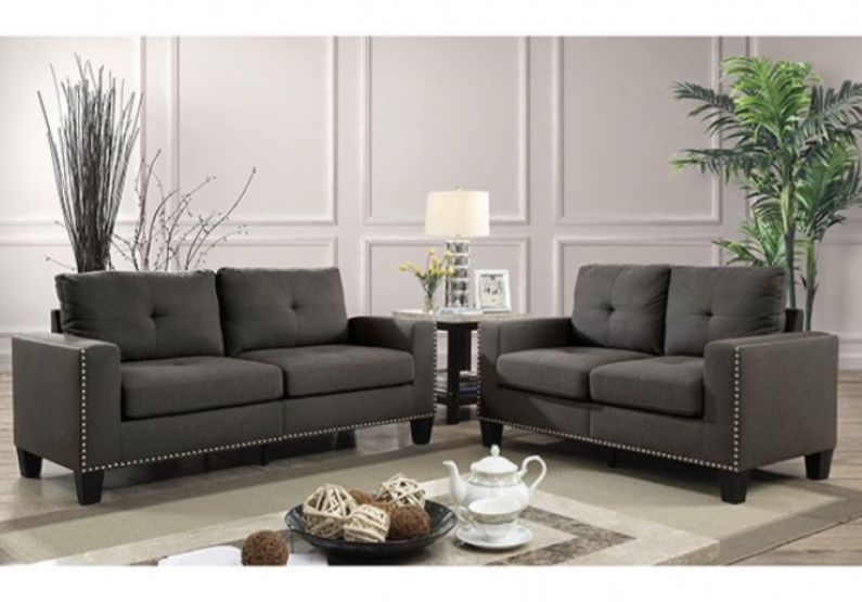 Gray Sofa And Loveseat Set Brand New