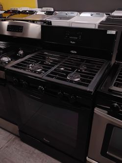 Estufa negra de gas WHIRLPOOL