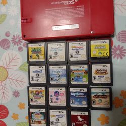 Nintendo DS and 15 Games For Sale