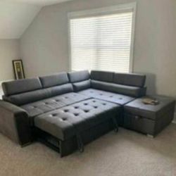 Pull Out Bed Sectional Couch Same Day Delivery
