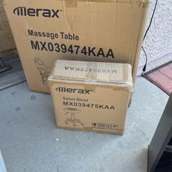 Massage Table With Stool 