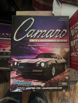 Camaro Parts & Accessories Catalog