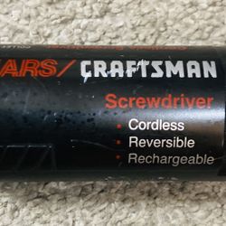 Craftsman Cordless Screwdriver 