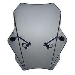 15.5" Smoke Motorcycle Windscreen Windshield Motorbike Wind Deflector Flyscreen