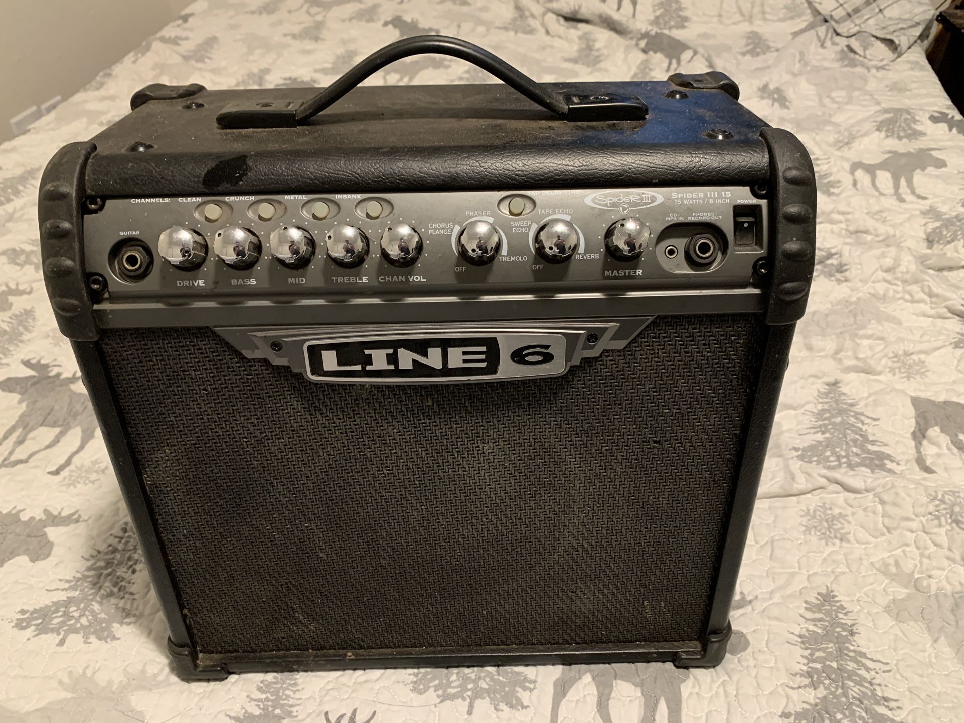 Electric Guitar And Amp