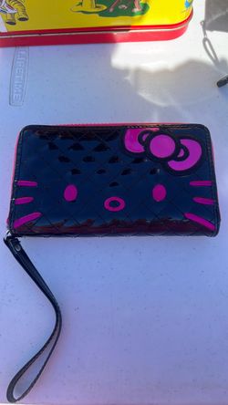 Pink black Hello Kitty Wallet