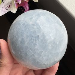 Blue Calcite Sphere