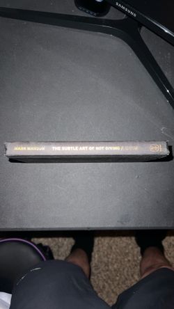 The Subtle Art Of Not Giving A F*ck Book