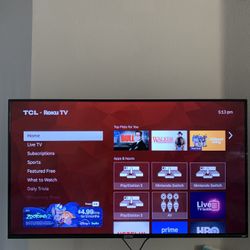 2021 55 inch Roku tv with tv wall mount