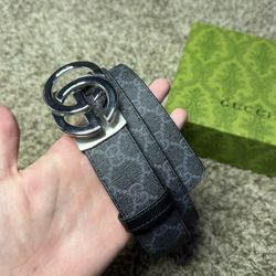Black Gucci Belt