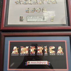 1976 ATLANTA OLYMPICS  PLAQUE 