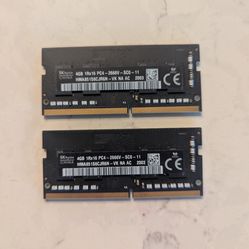 DDR4 ram 8gb 2x4 2666mhz