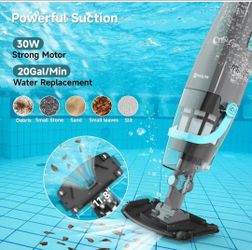 PoolMr Cordless Pool Vacuum for Above & Inground Pools