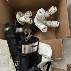 Old Softboxes With Bulbs