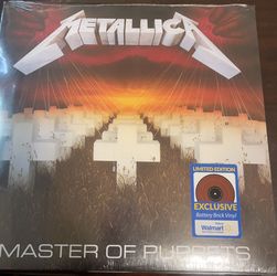 METALLICA MASTER OF PUPPETS COLORED VINYL  LP SEALED!!