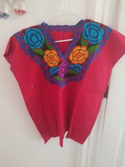 Mexican Embroided Blouse