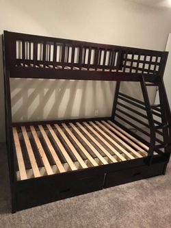 Brand new twin over full size bunk bed