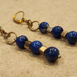 Lapis Lazuli Drop Earrings 