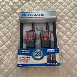 Midland X-Talker Two-Way Radios (New In-Box)