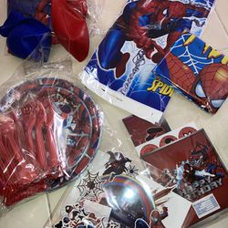 Spider-Man birthday decorations 