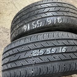 215/55R16 2tires