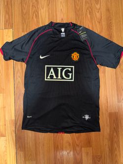 Manchester United Cristiano Ronaldo #7 Men's L Black/Red Soccer Jersey