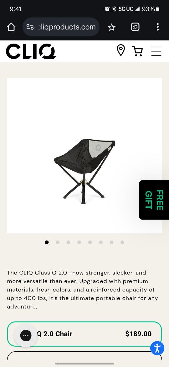 CLIQ Camping Chairs