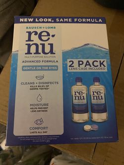Bausch & Lomb Renu Contact Lens Solution