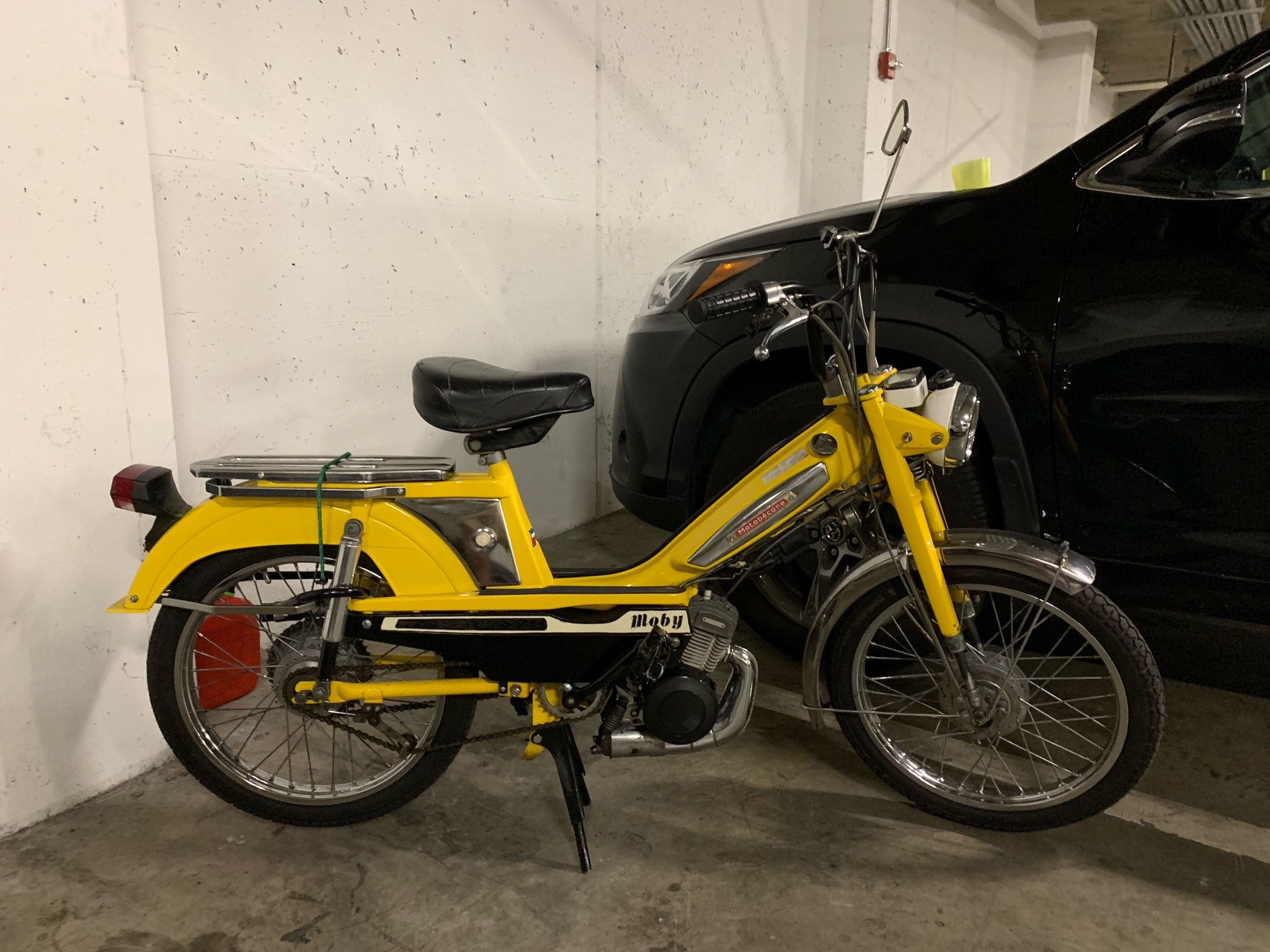 Motobecane Mobylette 1977 Yellow Black