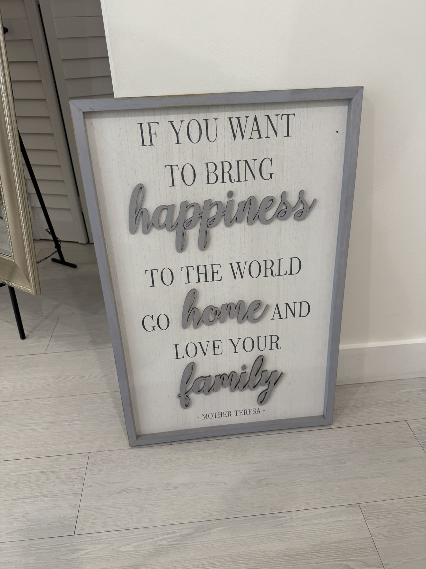 Wooden Family Frame