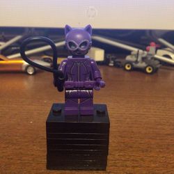 Lego Compatible Cat Woman In Purple 